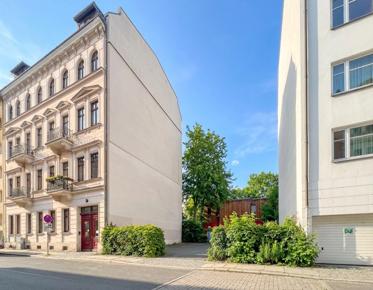 Leipzig: Etwa 222 m² großes Baugrundstück für MFH in Leipzig-Südvorstadt vermittelt